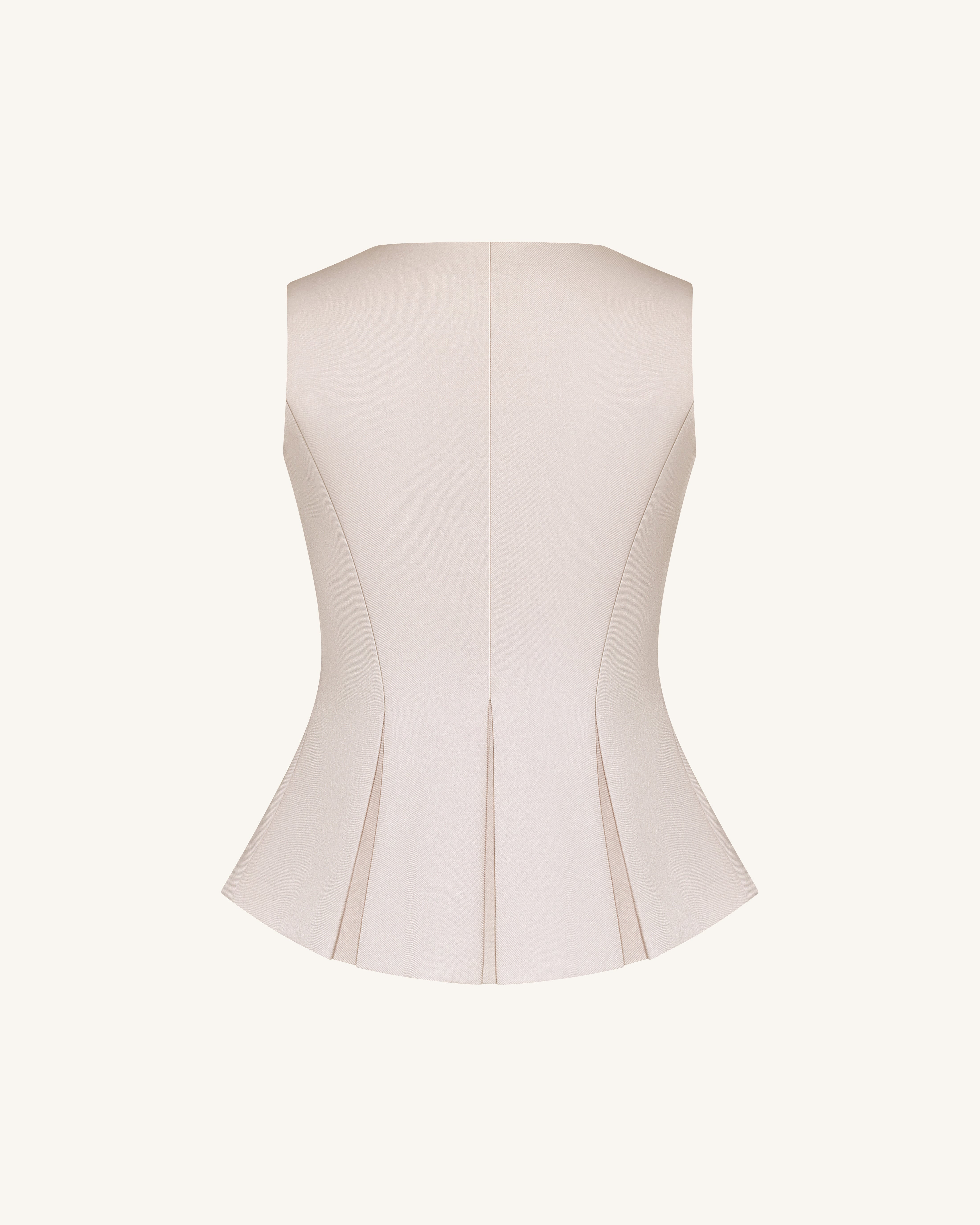 Structured Seam Round - Beige