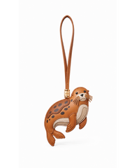Spotted Sea Lion Bag Charm - Brown