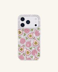 Summer Fruit Artificial Crystal Phone Case - White