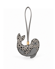 Spotted Seal Bag Charm - Gray